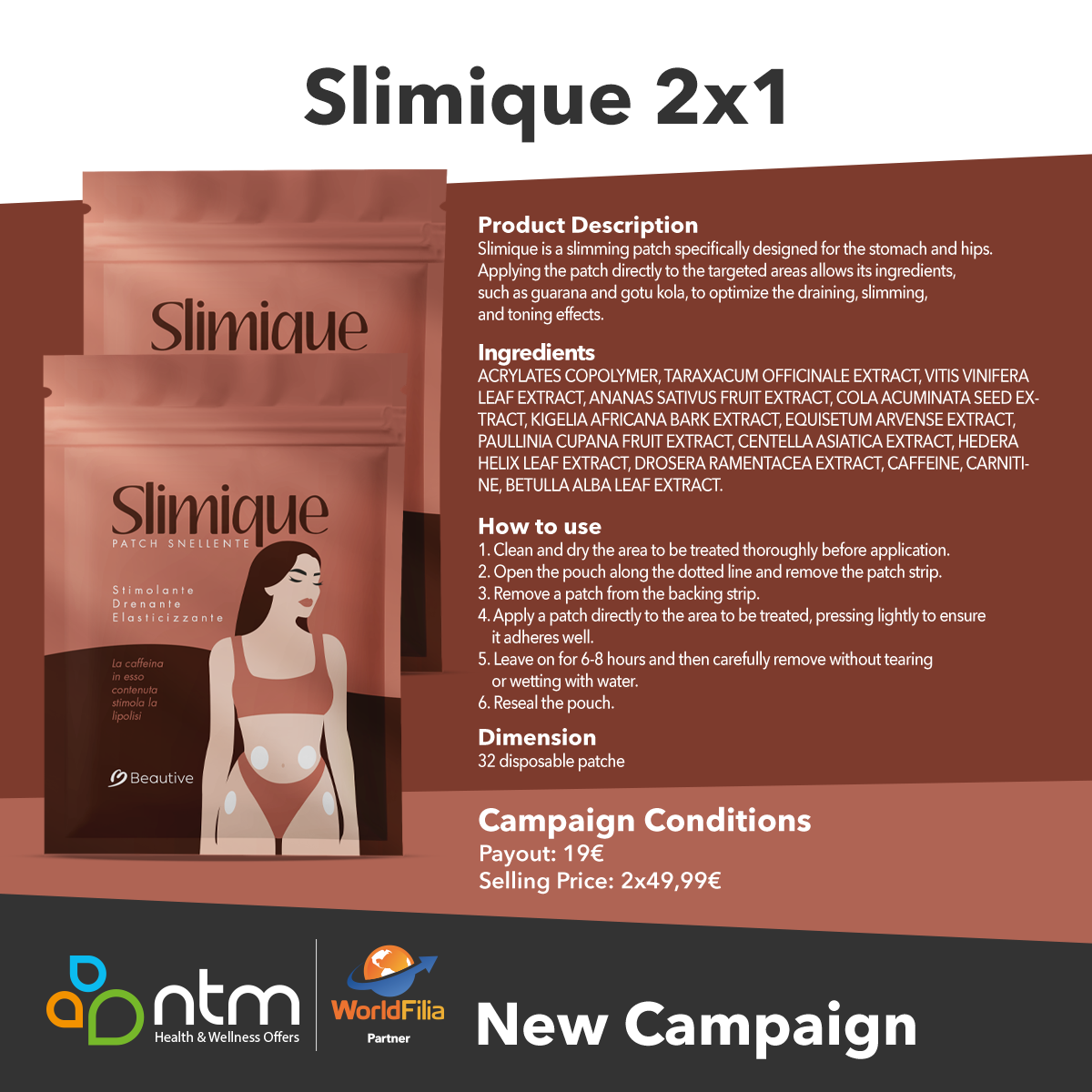 (NTM) Slimique 2x49